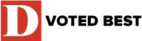 Voted Best Cosmetic Dentist award badge